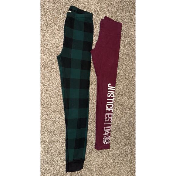 Lot Of 2 Girls Leggings Size 10, 12 - Picture 8 of 12